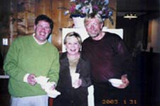 Pastor Daniel Thompson, Donna Lippoldt (OSA-Wichita) Dave Lackey OSA-Alabama