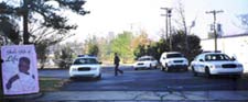 Police at NC mill
