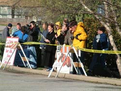 Barricades erected at mill and Rhema in fear of gentle Christians sharing Jesus, truth and love