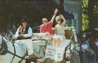 Sign: "The Honorable Mayor Laura Miller"