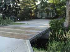 Foot bridge by Boulder Valley Women's Abortuary (BVWA)