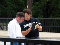 Pastor Donnie witnesses to a homosexual - Click image for larger view